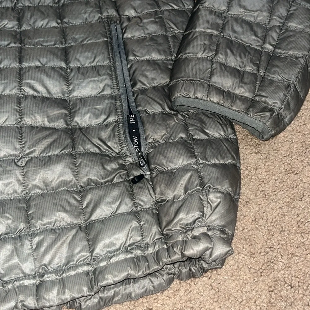 The North Face‎ Thermoball Full Zip Puffer Packable Jacket Gray XXL